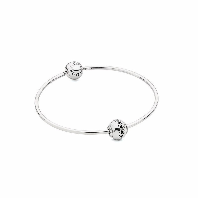 Pandora ESSENCE LOVE Bracelet Gift Set Outlet NZ, Sterling Silver (579134-OXJ)